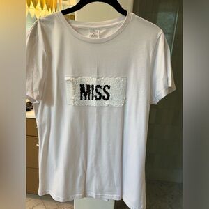 Miss to Mrs Sequin Tshirt